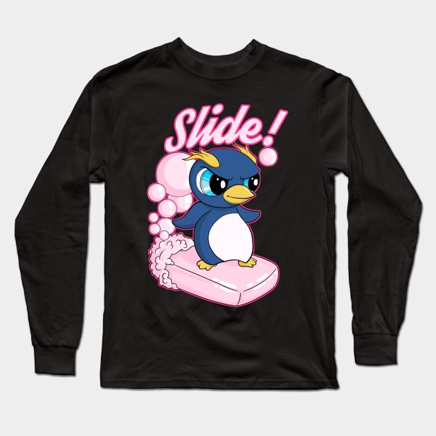 Slide Long Sleeve T-Shirt by Axton Kahler Art